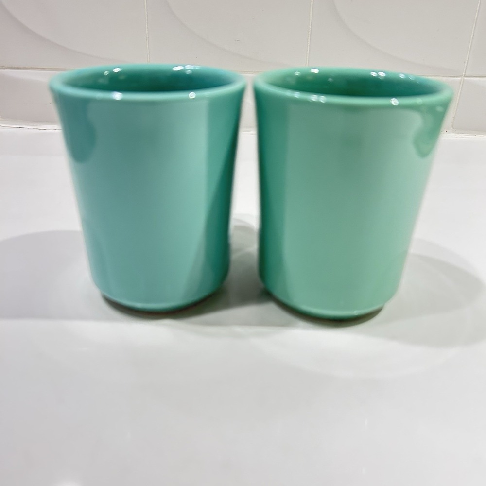 Homer Laughlin HLC Fiesta‎ Seamist Green Denver Mug 8 oz. Retired *EACH* - Picture 4 of 9